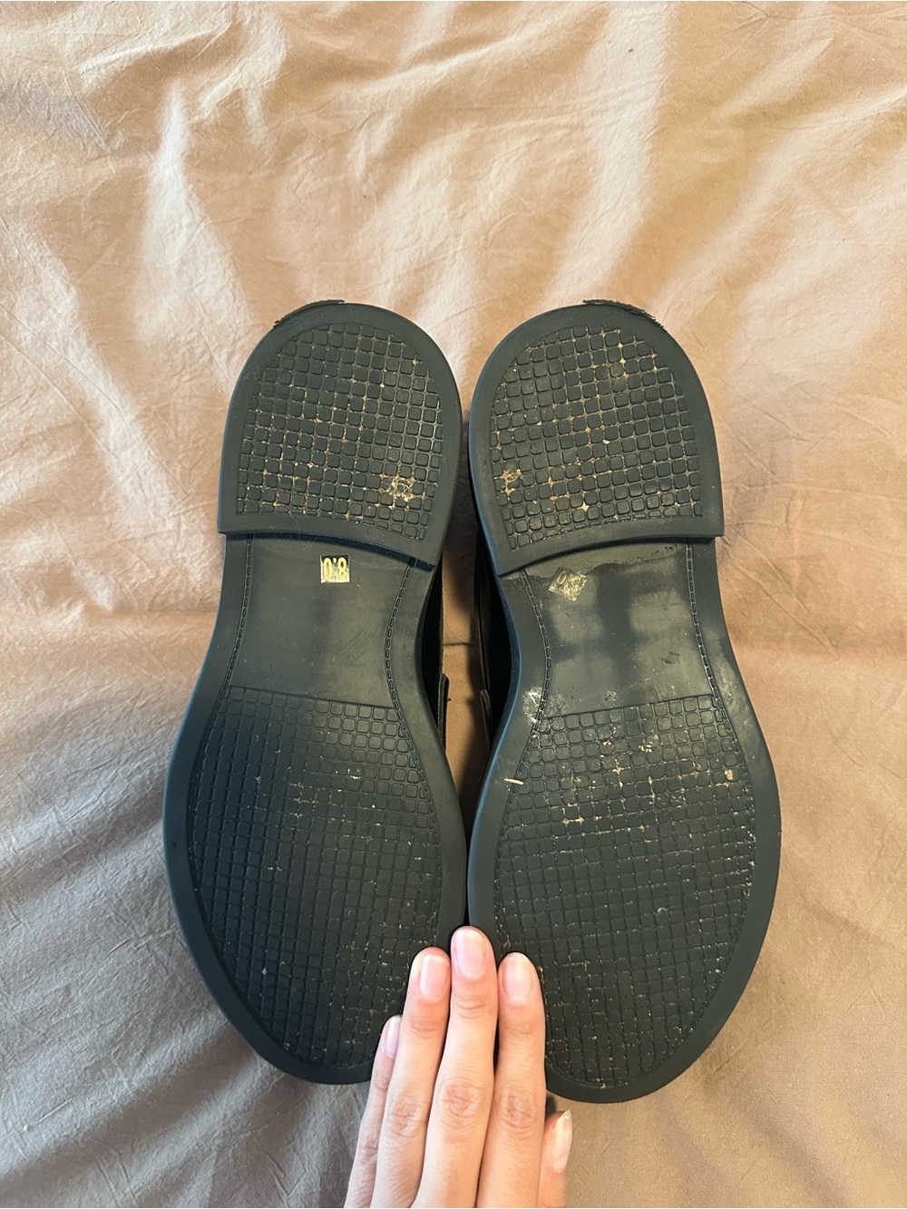 Blondo Black Leather Waterproof Loafers - Picture 2 of 4